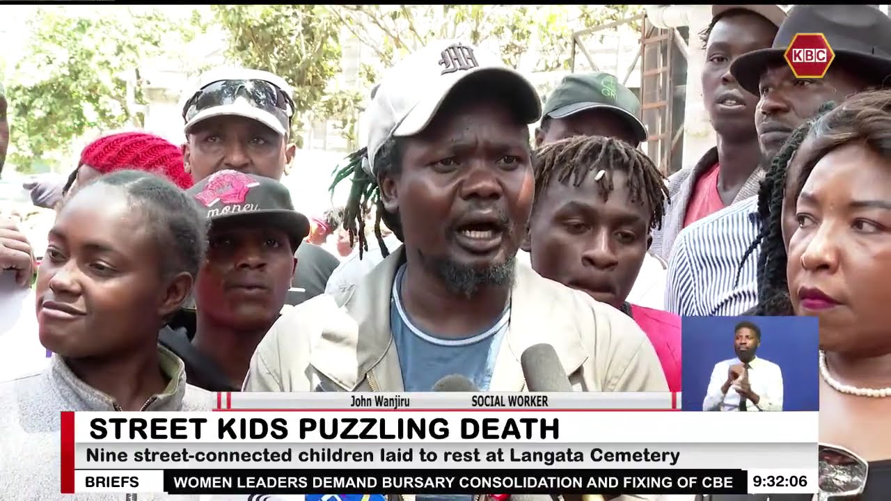 Nine street children buried at Langata Cemetery, Cause of death remains unknown