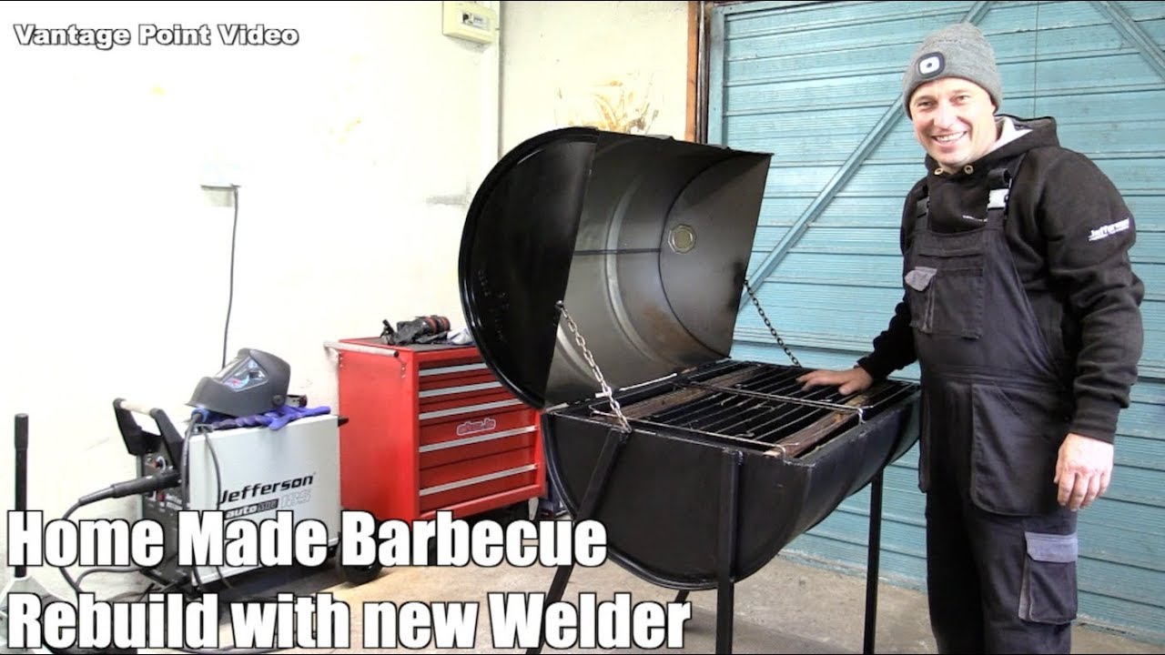 Home Made Barbecue Rebuild with new Mig Welder