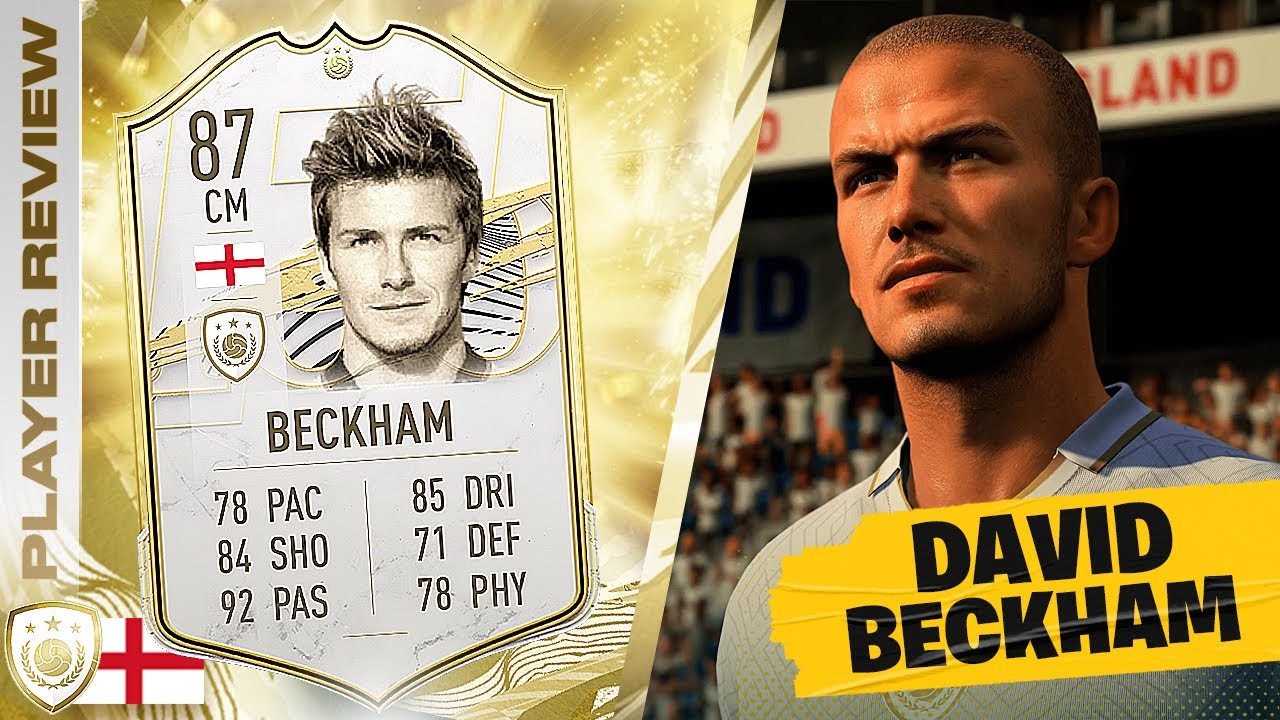EXTINCT?? 87 NEW ICON DAVID BECKHAM REVIEW!! FIFA 21 Ultimate Team
