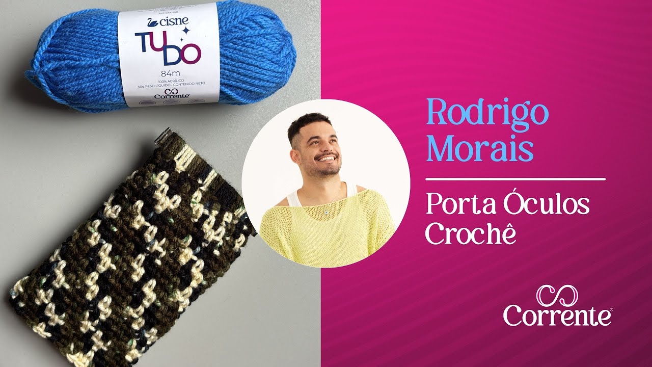 Faça um porta óculos de crochê fácil, rápido e prático