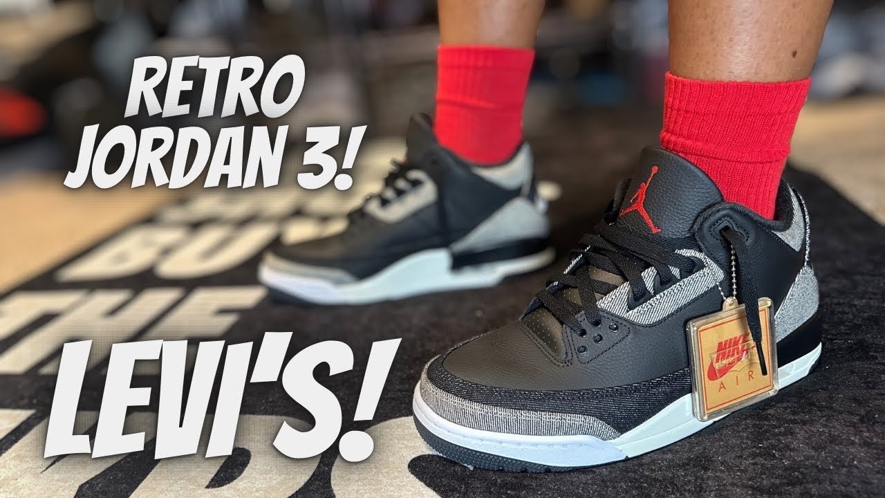 Ретро-кроссовки Jordan 3 X Levi’s! Обзор и фото на ногах!