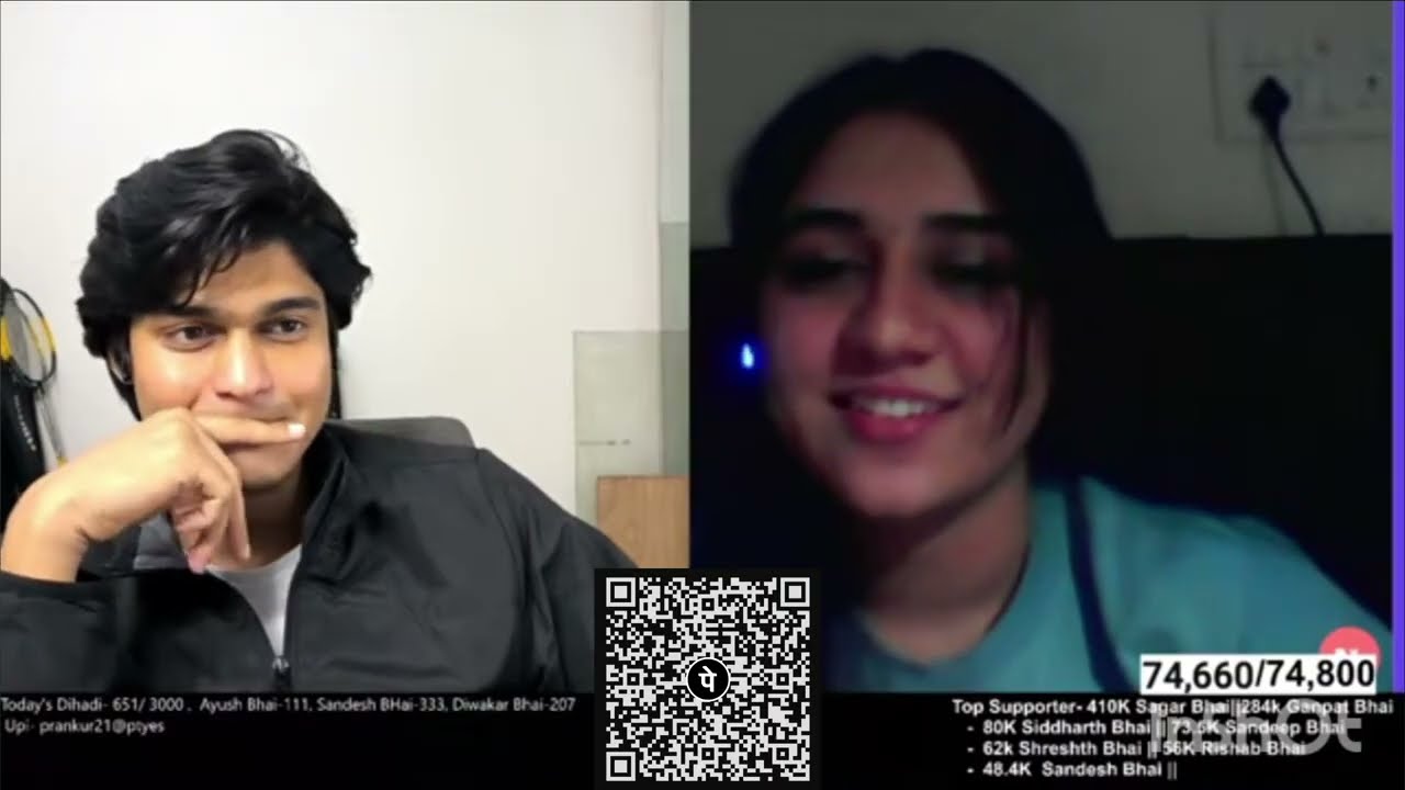 Omegal girl reaction talking with stranger 