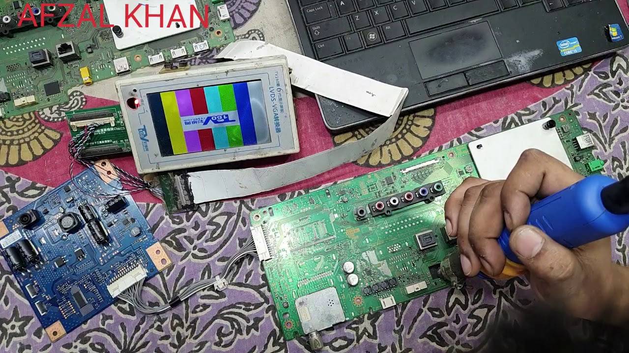 Sony led 43W800D restarts problem  emmc ic Cheng