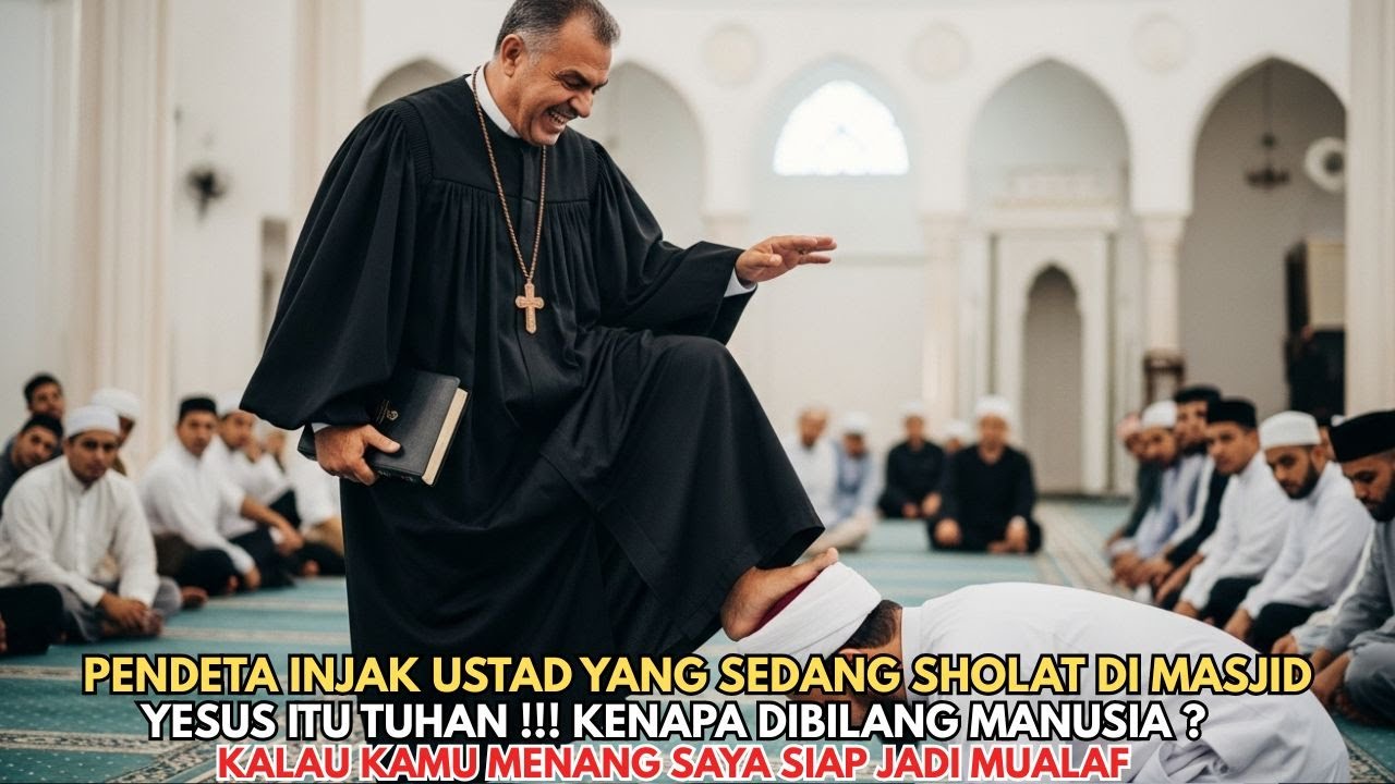 VIRAL‼️KETIKA PASTOR MENANTANG USTADZ DI MASJID! DEBAT SENGIT TENTANG YESUS, TUHAN ATAU MANUSIA?