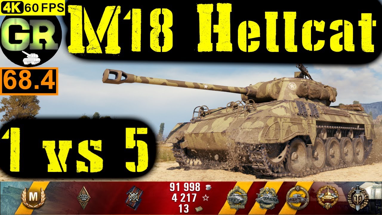 68_World of Tanks M18 Hellcat WoT Replay - 8 Kills 2.3K DMG(Patch 1.5.0)