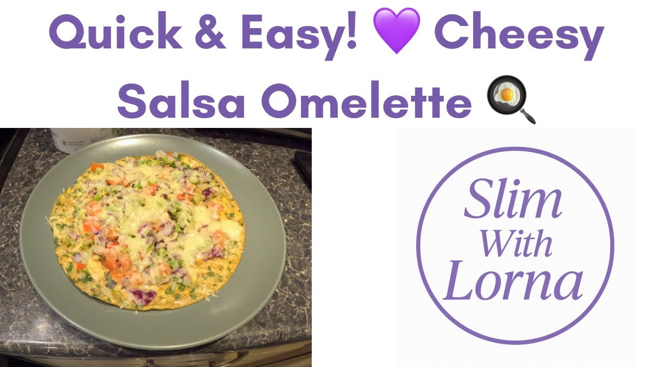 Slimming World Cheesy Salsa Omelette | Quick & Easy Meal for Busy Days 💜🍳 