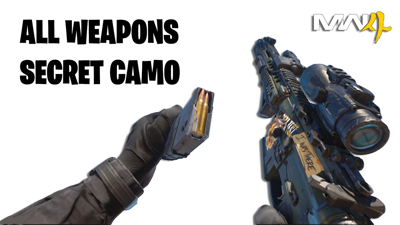 SECRET CAMO in MW4 BETA - ALL WEAPON ANIMATION
