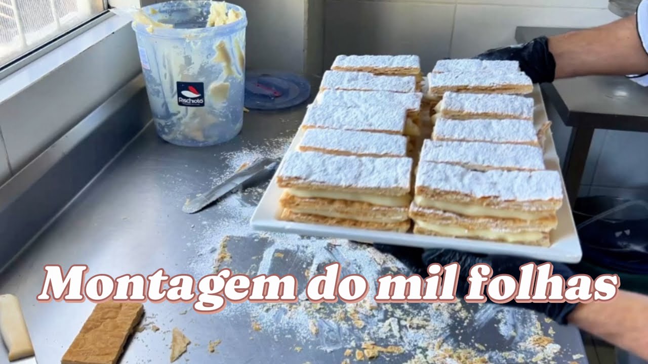 Montagem do mil folhas