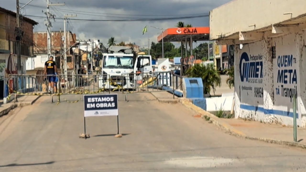 Ponte de Água Branca quase caindo em Vitória de Santo Antão