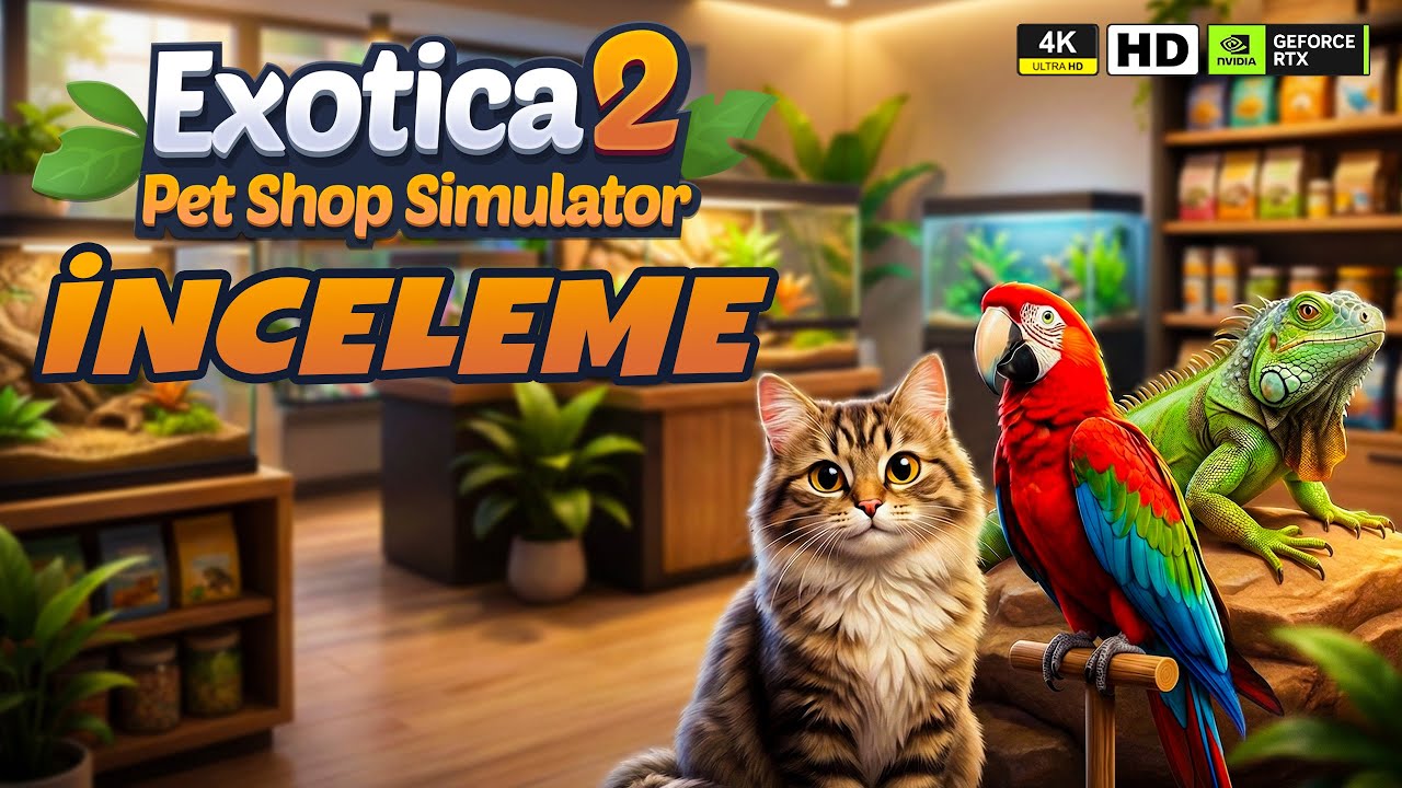 Exotica 2: Pet Shop Simulator – İlk Bakış | Türkçe [4K 60FPS]