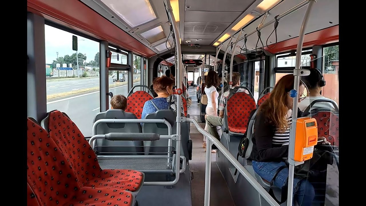 Jazda autobusom Mercedes Benz Capacity #4939 na linke 68 v Bratislave