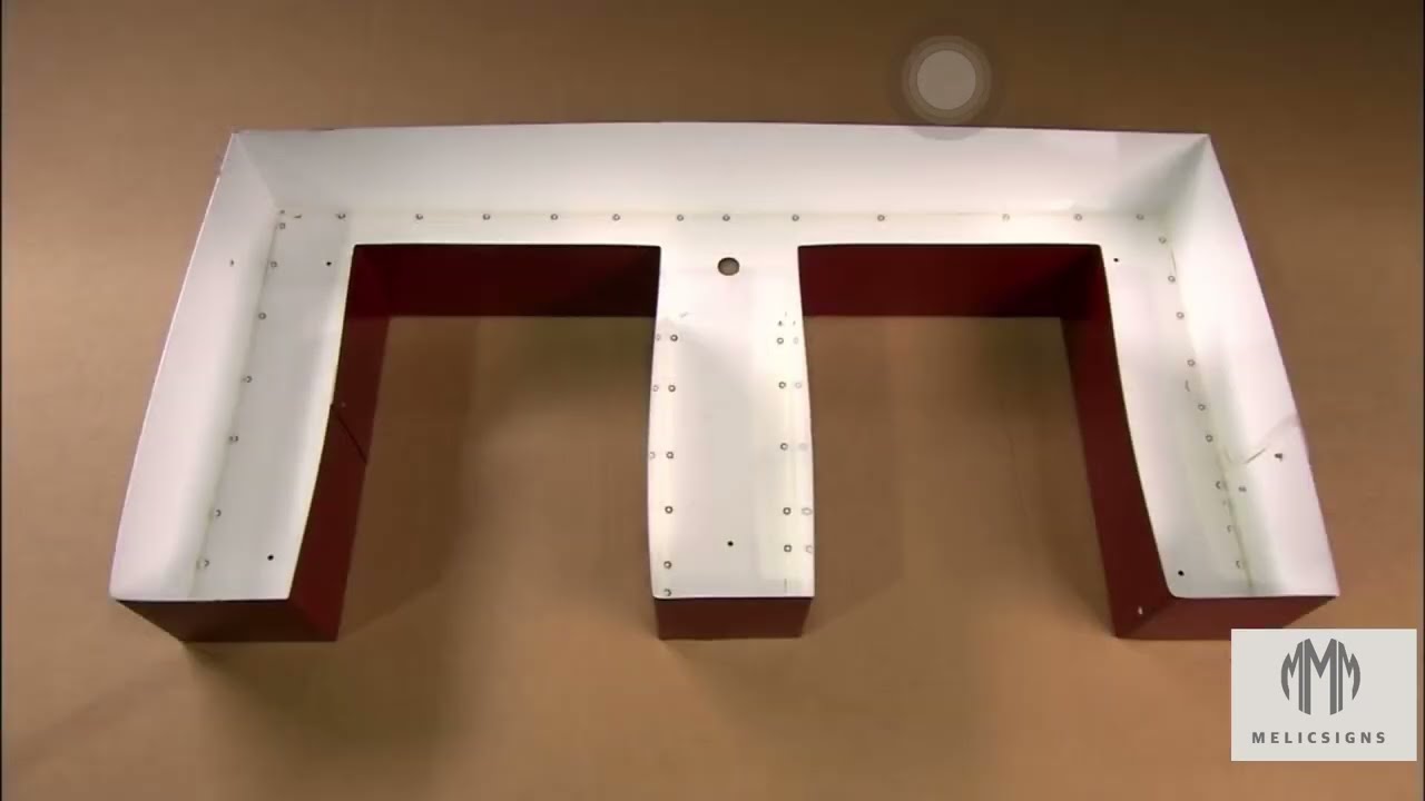 Melicsigns - Trim cap & Aluminum flat coil Channel Letter