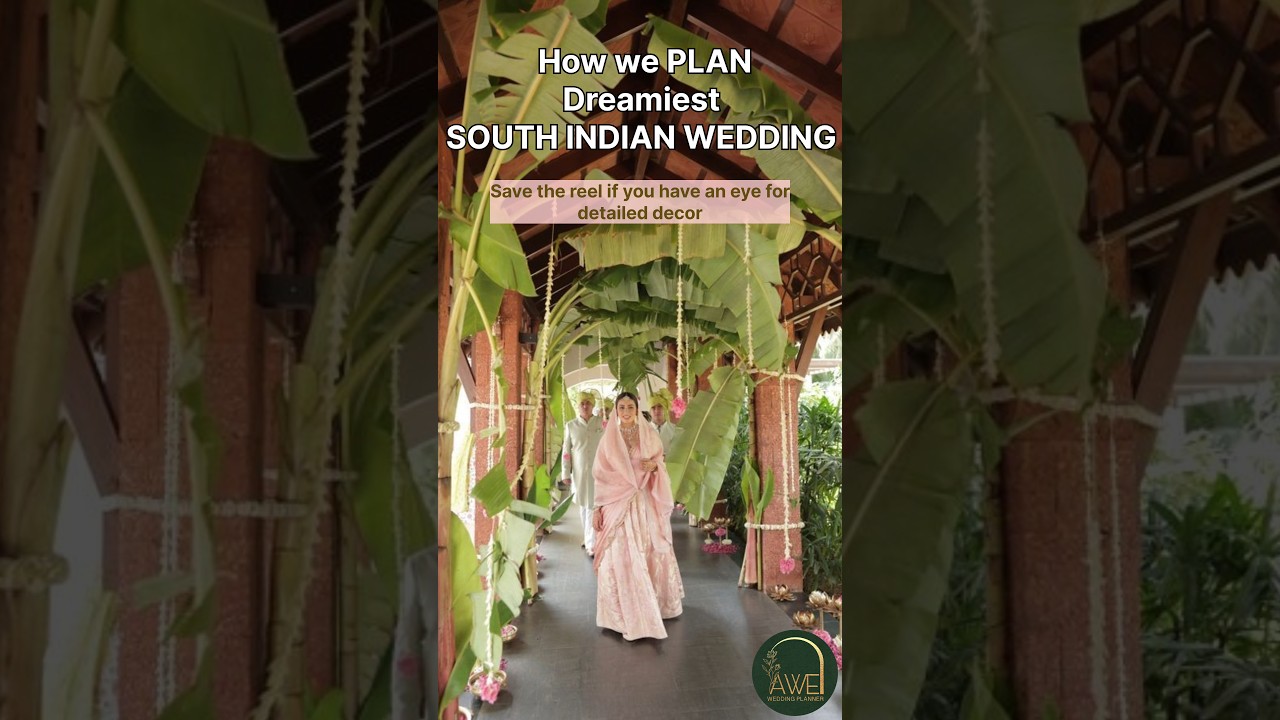 Destination wedding planner & Designer | South Indian Wedding detailed Decor inspiration| Minimal
