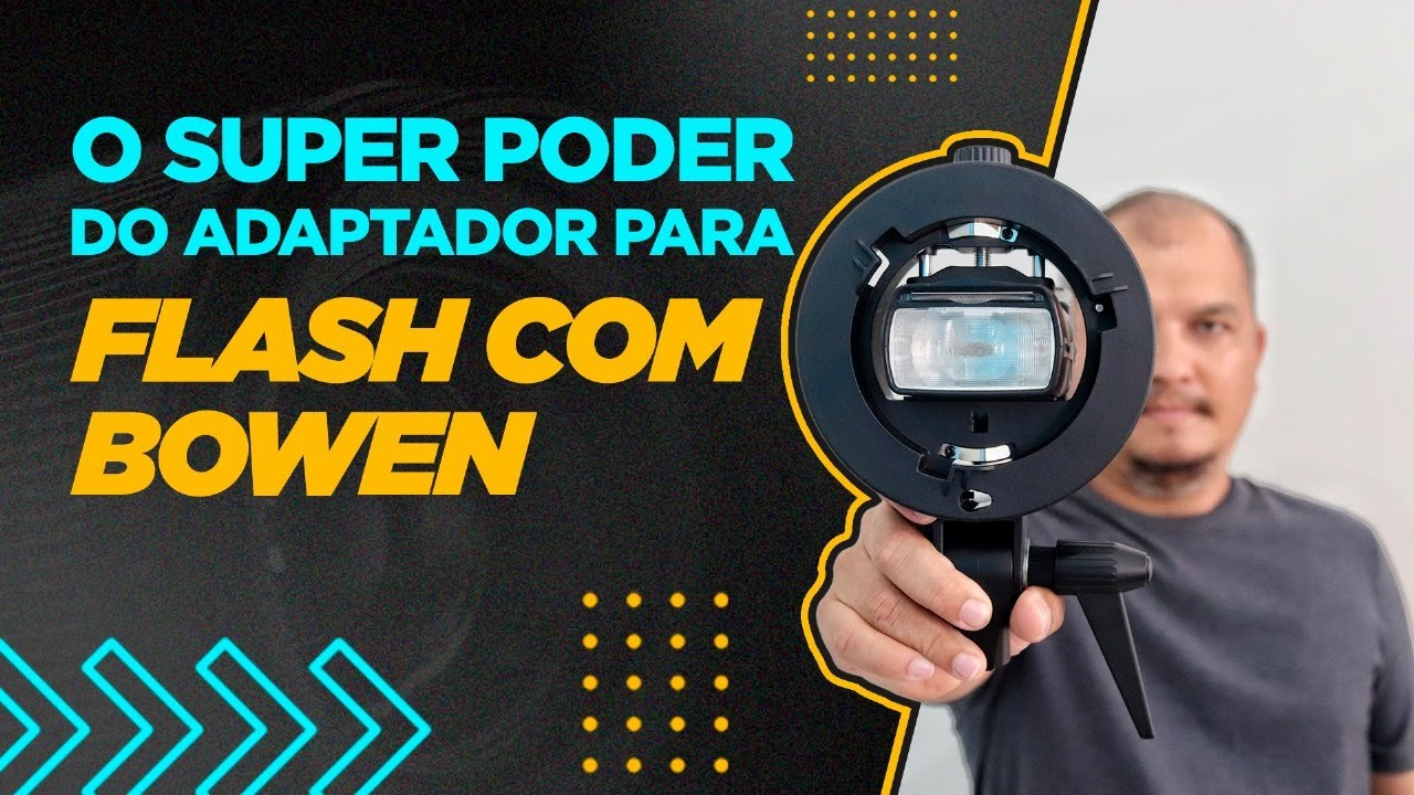 Adaptador/suporte Godox para flash speedlight