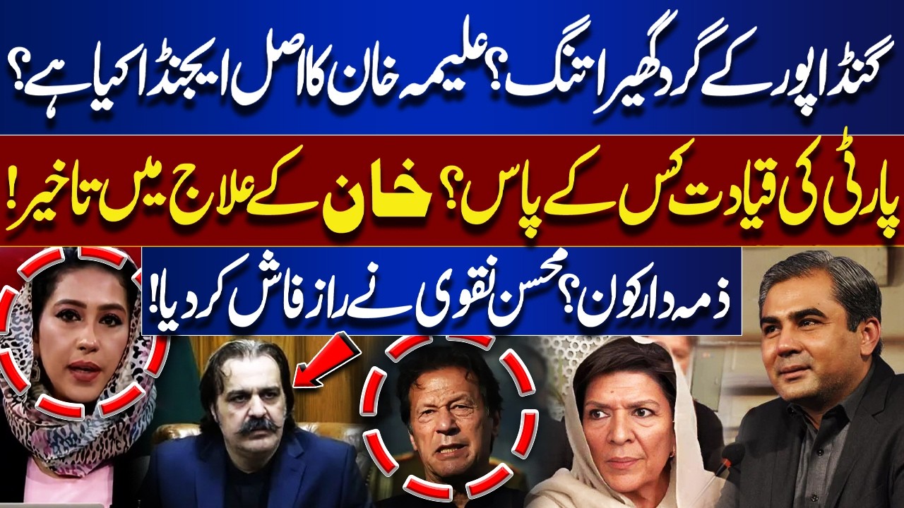 Who Controls the PTI Party Now? | Gandapur in Trouble | Mohsin Naqvi Reveals Shocking Details