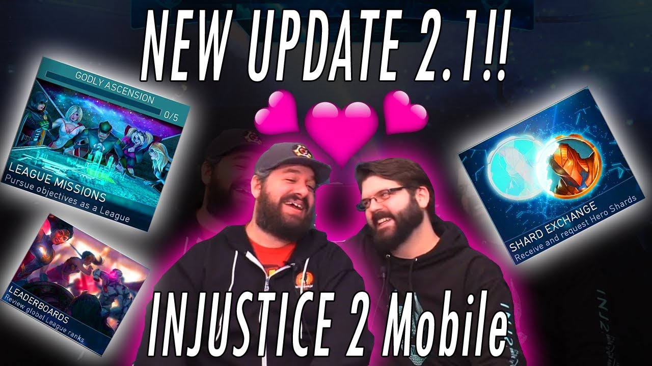 UPDATE 2.1 NR LIVESTREAM REVIEW! Shard Exchange! League Missions! Black Lightning Injustice 2 Mobile