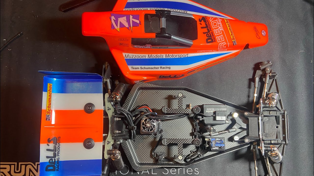 MSP RC schumacher cougar, carbon chassis.