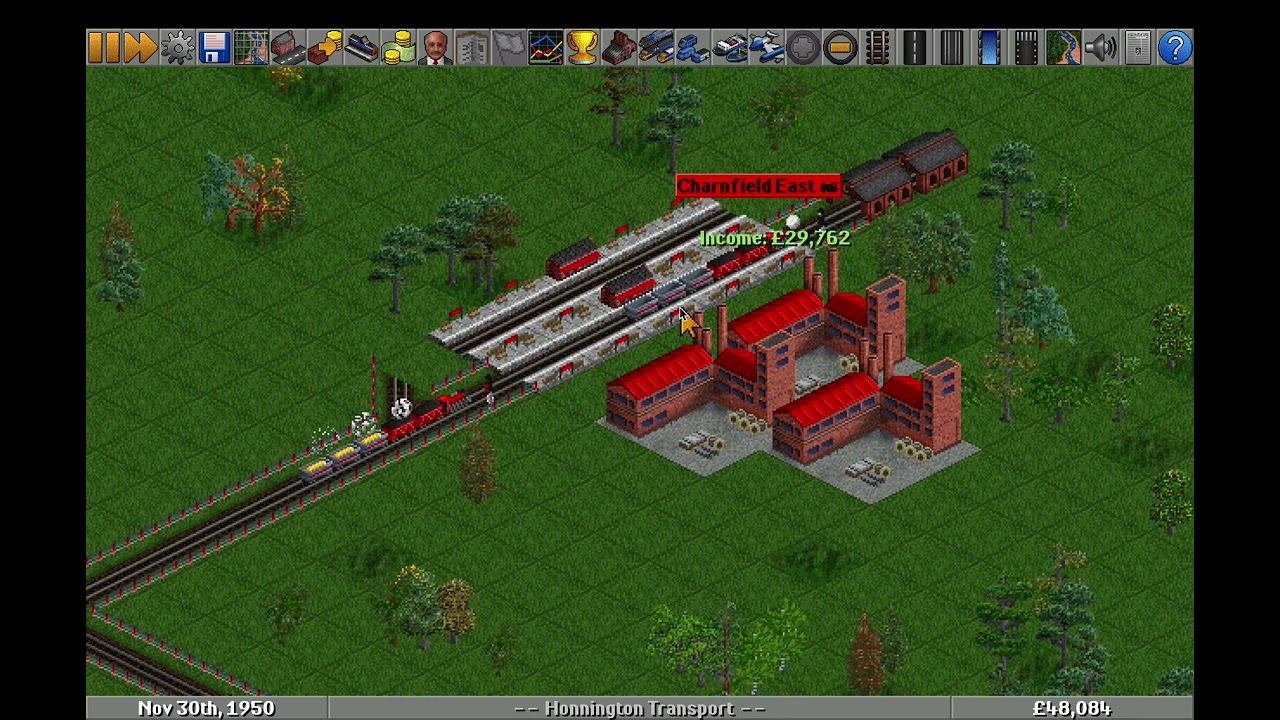OpenTTD Speedrun 22:53 (1 Million Pounds)