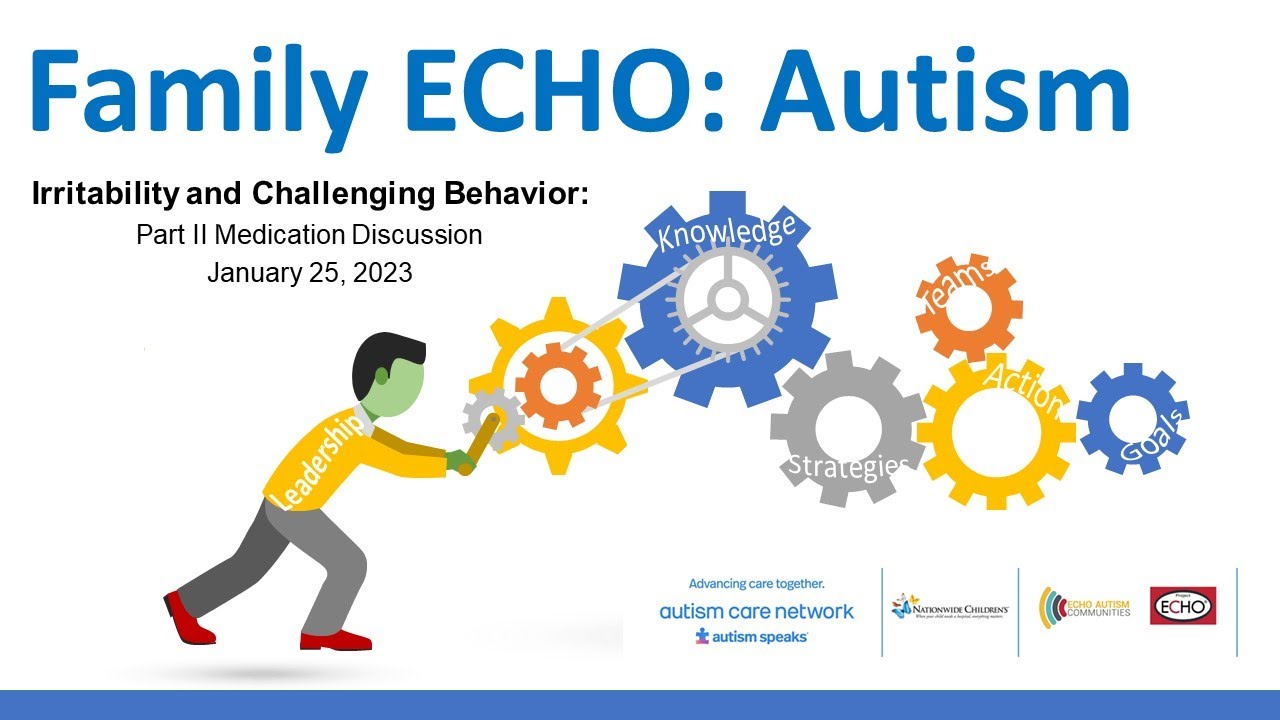 Family ECHO: Autism - Irritability and Challenging Behavior: Part II Medication Discussion