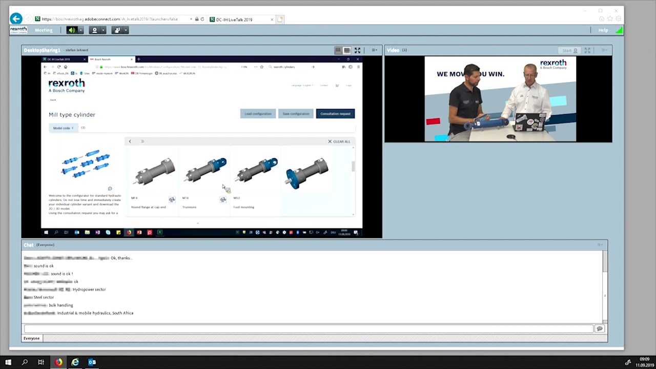 [EN] Bosch Rexroth Web Seminar: Customer-specific Industrial Cylinders via Online Configurator