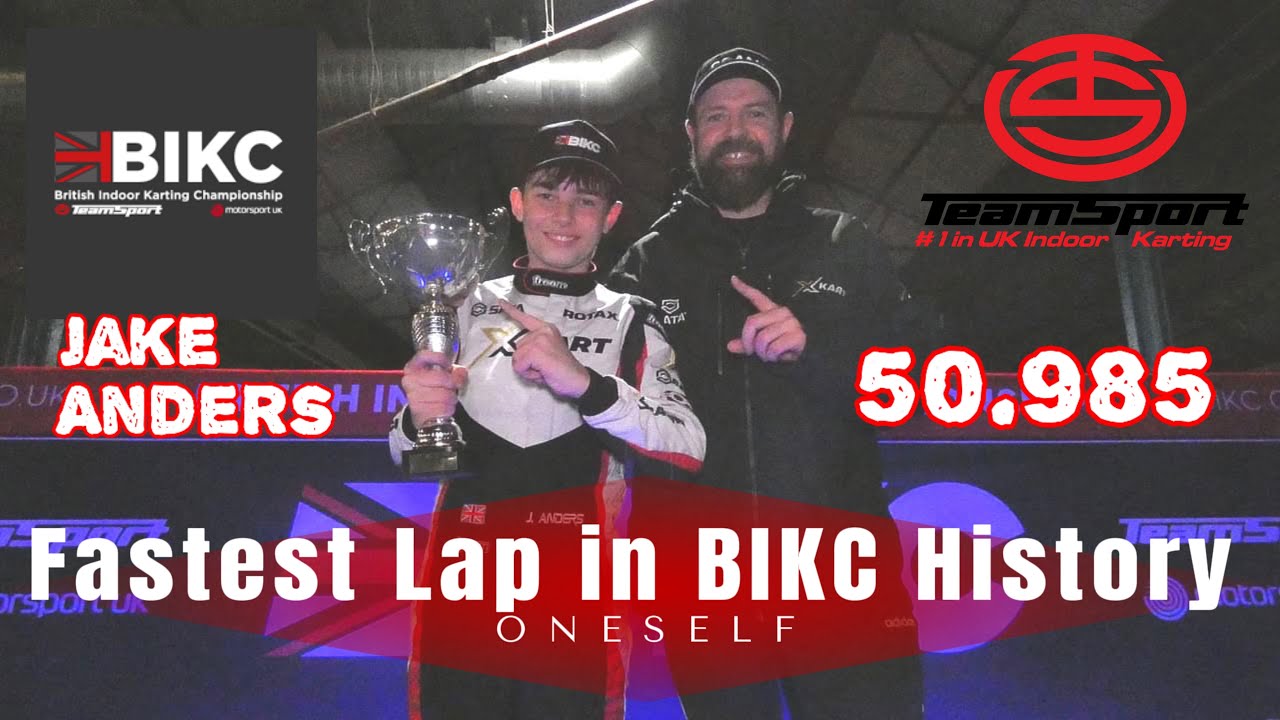 BIKC Junior Champion smashes all time lap record in the Finals @TeamSportKarting Warrington