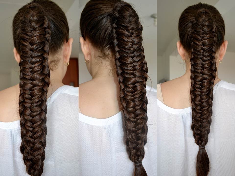 Como Hacer una Cola de Pescado con Borde Trenzado ♥ Belleza sin Limites