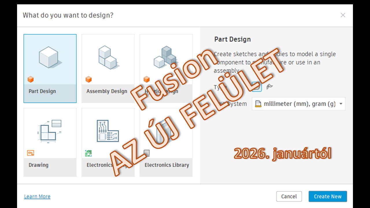 Fusion Új felülete - 2026. januártól
