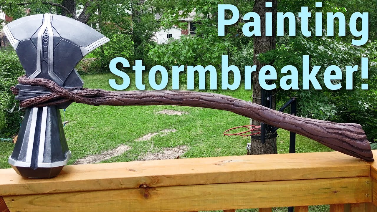 Thor Infinity War Cosplay: Part 2 - Painting Stormbreaker