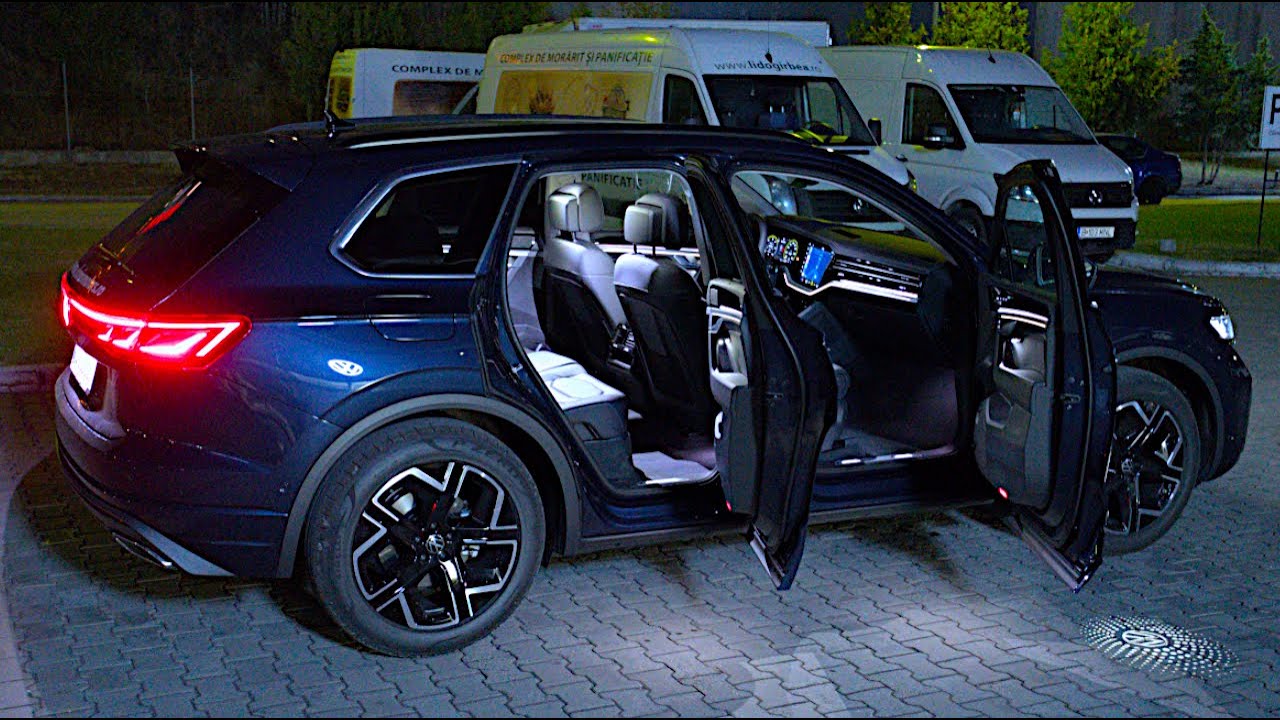 New Volkswagen Touareg 2024 Night Lights Interior Exterior