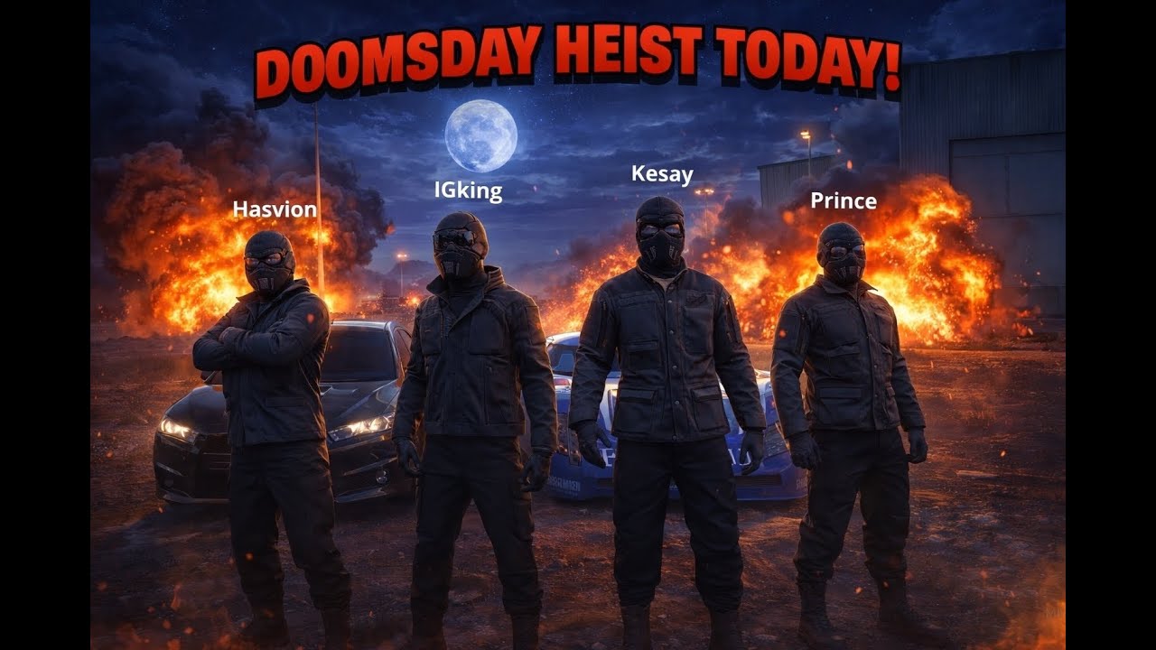 “DOOMSDAY HEIST With 4 NOOBS… This Was a Mistake 😭 | GTA Online”
