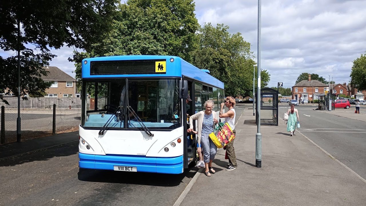 Black Cat Travel - Dennis Dart Caetano Nimbus running along the B13 (Boston to Spalding via Kirton)