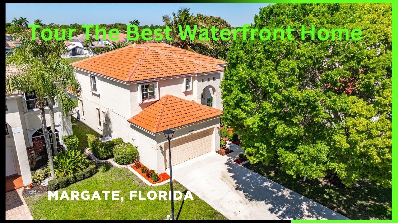 Tour the Best Waterfront Home in Margate, Florida-Real Estate Showcase