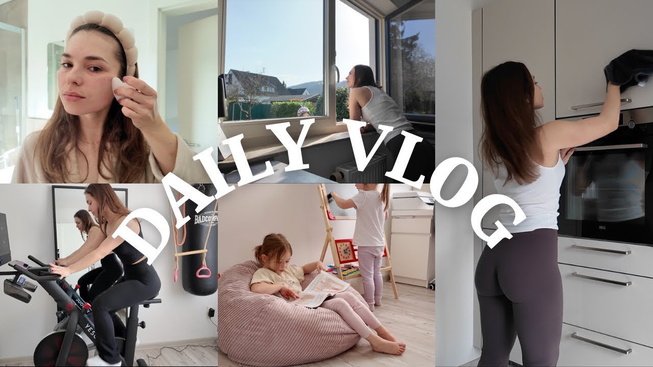 Daily Mom Vlog 🤍| Sport, Haushalt & Alltag mit Kindern 