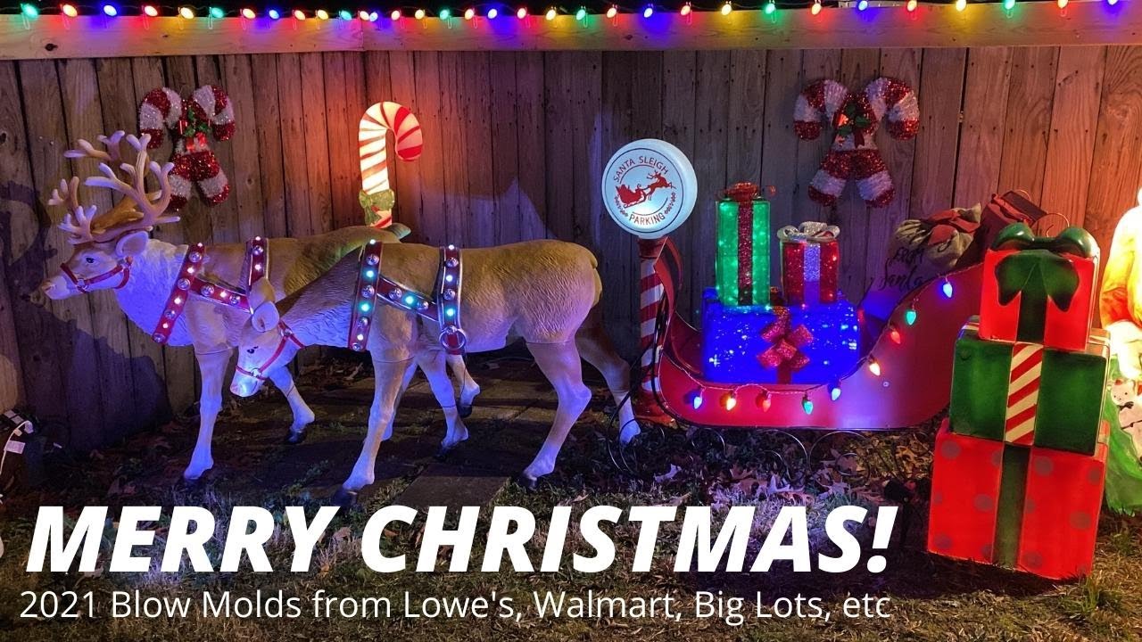 Christmas Blow Molds from Lowe's, Walmart, Big Lots, eBay and Facebook Marketplace for 2021