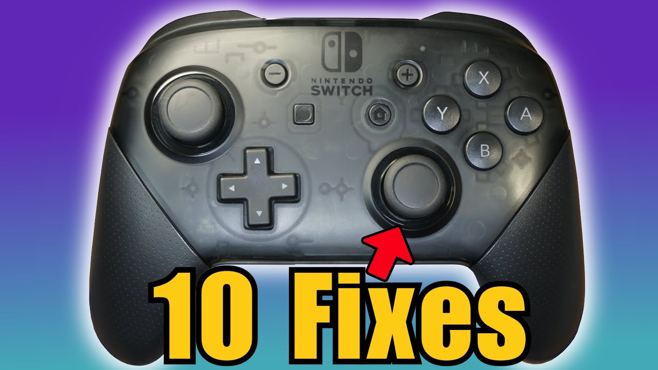 10 способов исправить дрейф на контроллере Switch Pro (как исправить аналоговый джойстик)