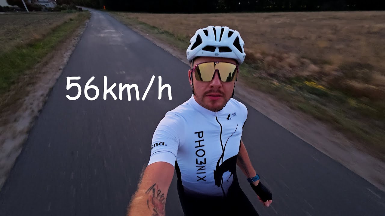 Vlog WaxBike – trening, krawcowa i wiatrowy problem🚴‍♂️szosowa ustawka 56km/h, zachód i brak lampki🔦