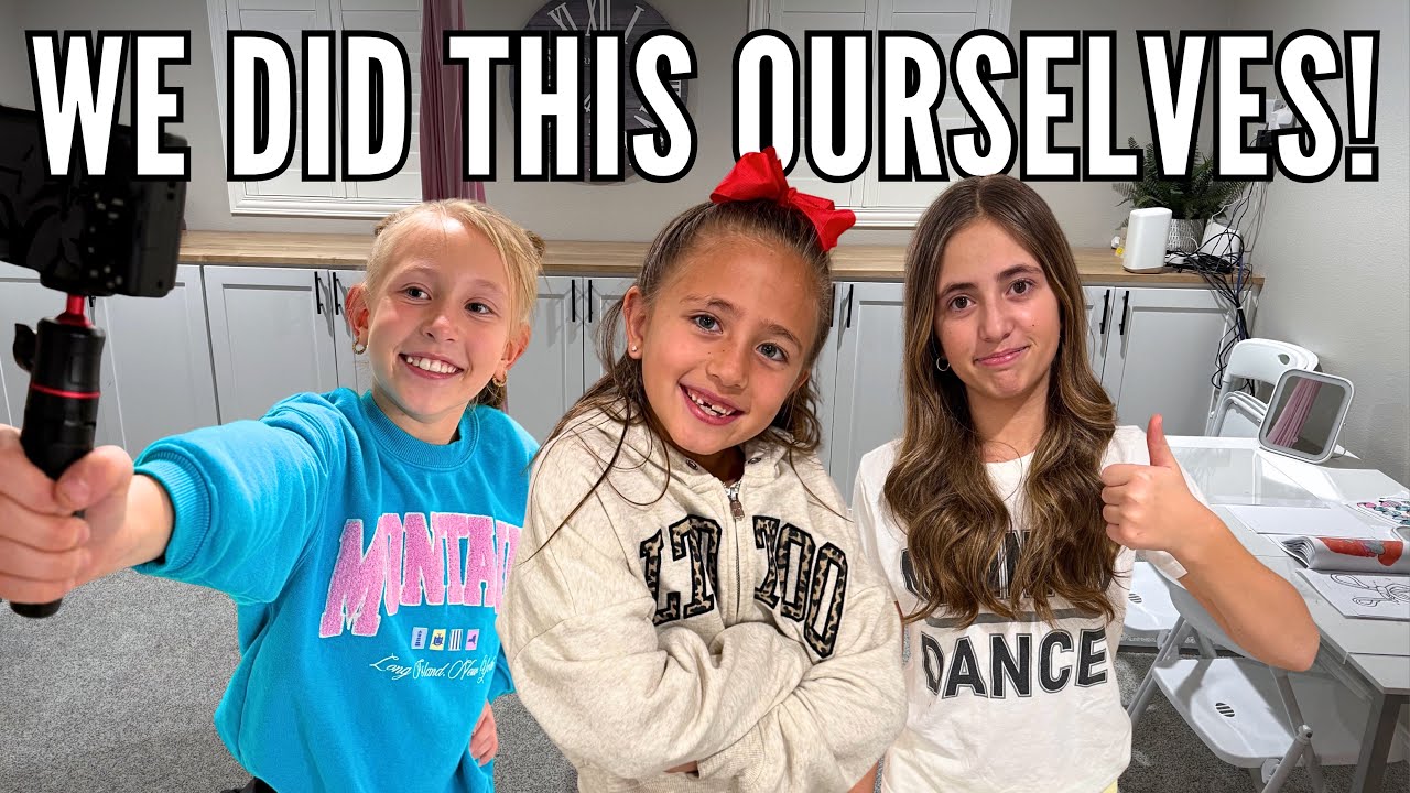 Girls Take Over the Vlog! Surprising Mom with a Loft Makeover | Clean & Organize With Us!