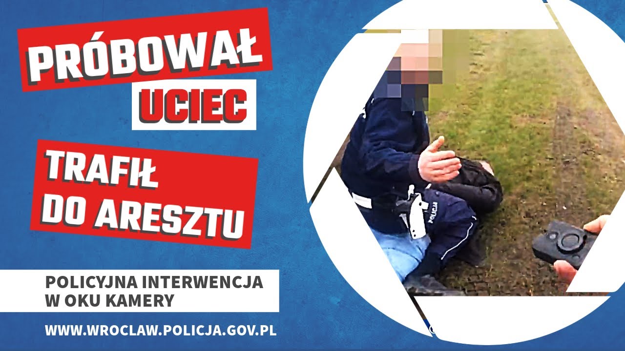 Chciał uniknąć kontroli drogowej. Został złapany i trafił do aresztu.