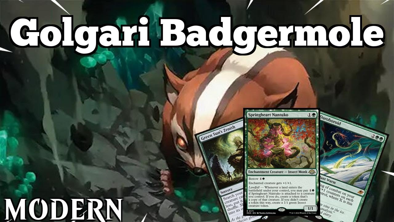 OUROBOROID BREW GOES BRRR | Golgari Badgermole | Modern | MTGO
