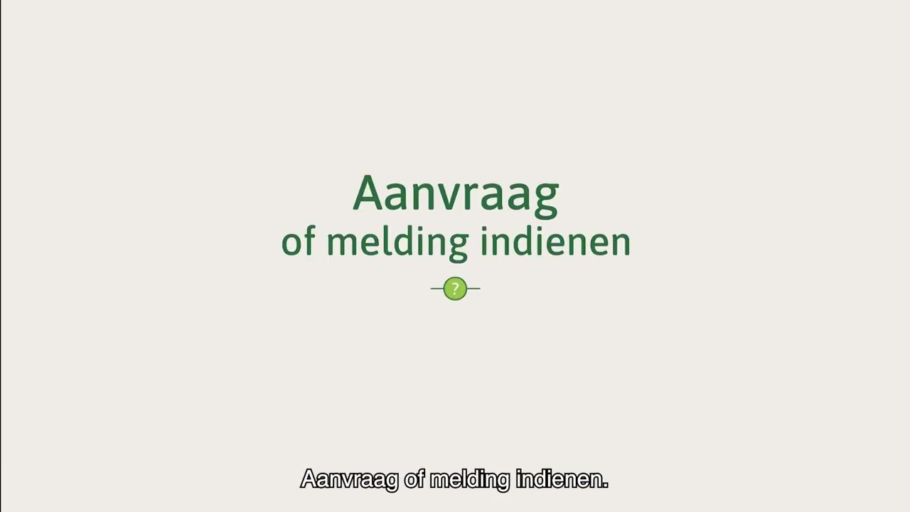 Animatie Omgevingswet Vergunningcheck en aanvragen