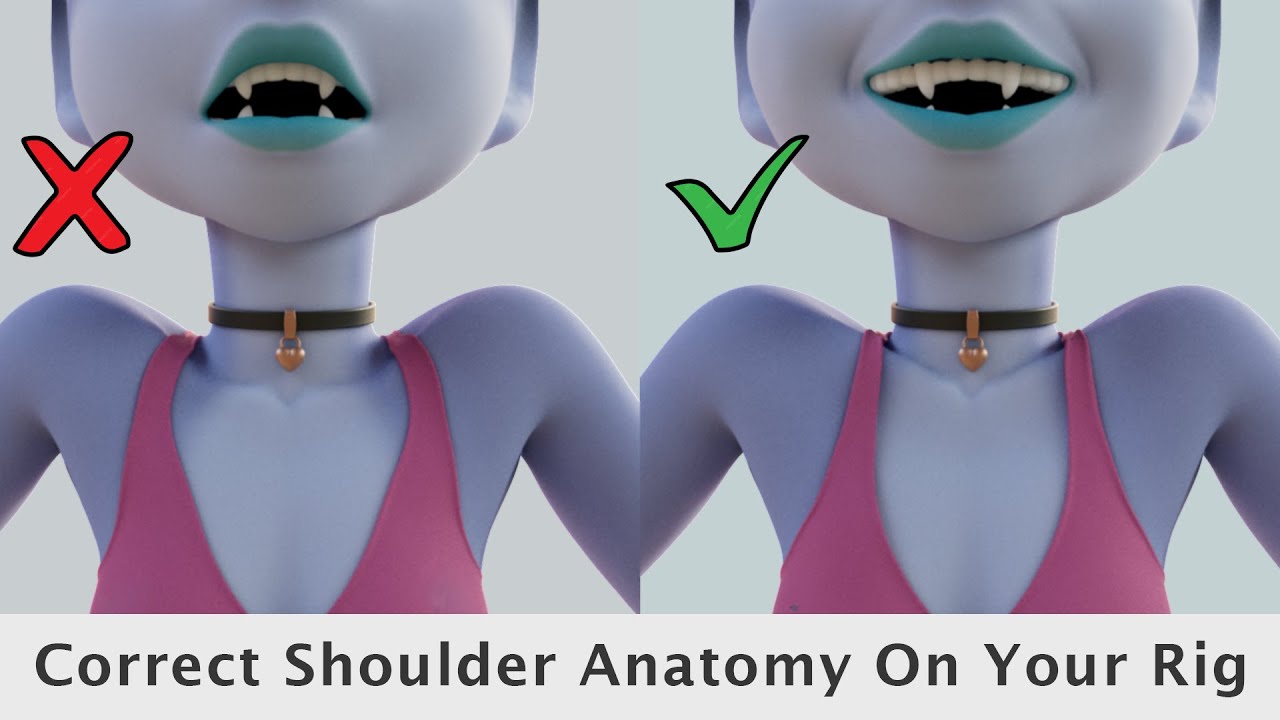 How To Correct Shoulder Anatomy On Your Rig with Blendshapes In Maya