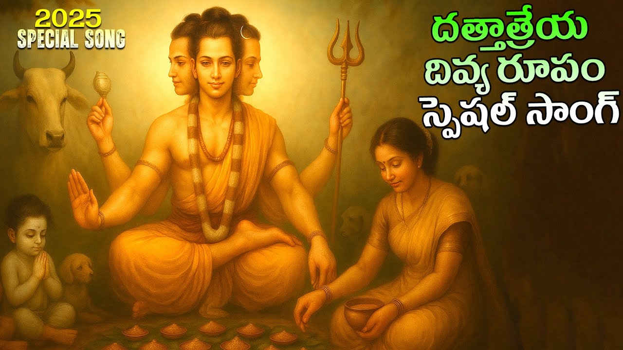 దత్తాత్రేయ దివ్య రూపం స్పెషల్ సాంగ్ | Lord Dattatreya Peaceful Songs | Abhishekam TV