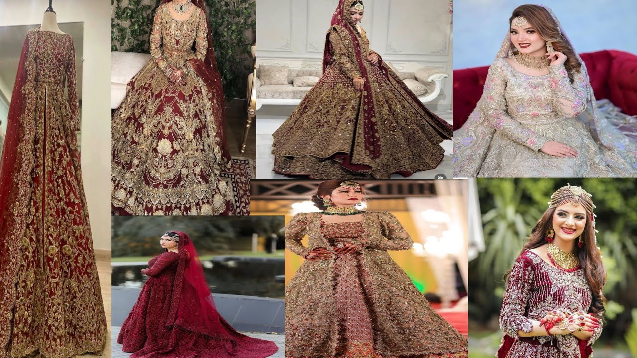 Biradal Wedding Dress Design in Different Colors And designing for girls