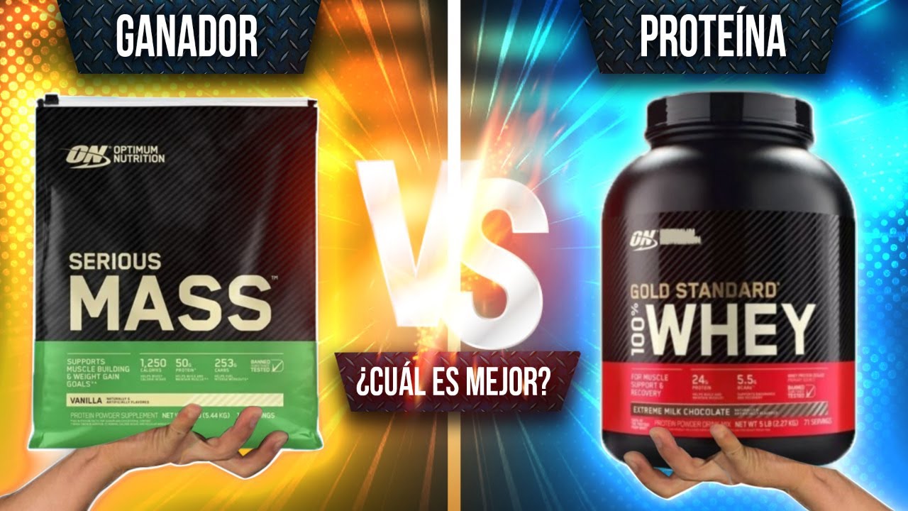 PROTEÍNA VS GANADOR DE PESO - ¿CUÁL ES MEJOR?