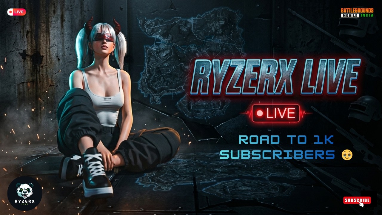 Ryzerx Live Day 46 Road To 1k | BGMI New 4.2 Update Gameplay | BGMI LIVE | #bgmi #livestream