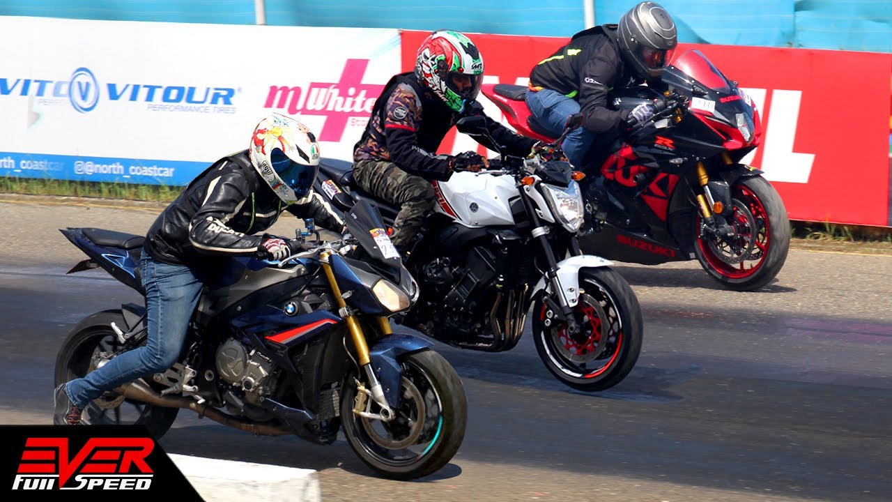 Yamaha FZ1 🆚 BMW S1000R 🆚Suzuki GSX-R1000 🚀 DRAG RACES 🔥 7ma válida piques Barranquilla 2021