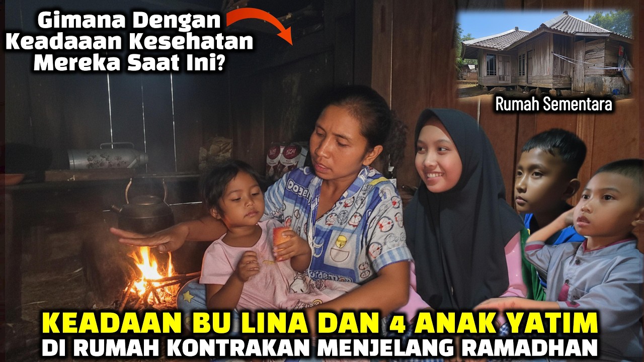 ALHAMDULILLAH KAGET❗LIHAT KEADAAN BU LINA DAN KE 4 ANAK YATIM SAAT BERADA DI RUMAH KONTRAKAN