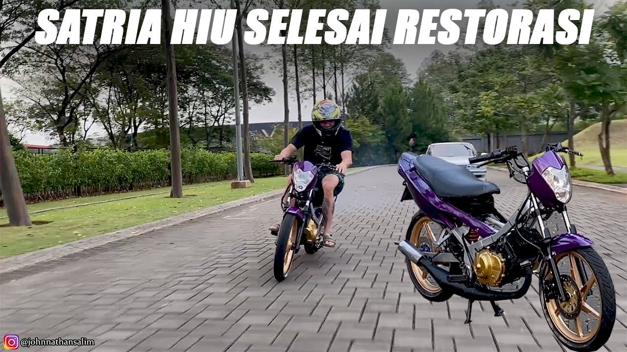 OVERSIZE MESIN DAN RESTORASI TOTAL SATRIA HIU PART 2