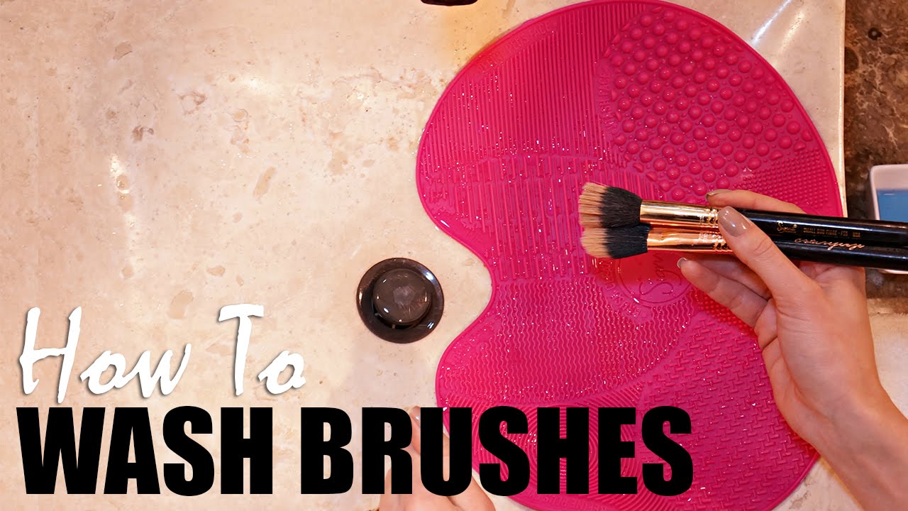 How to Easily wash your makeup brushes!