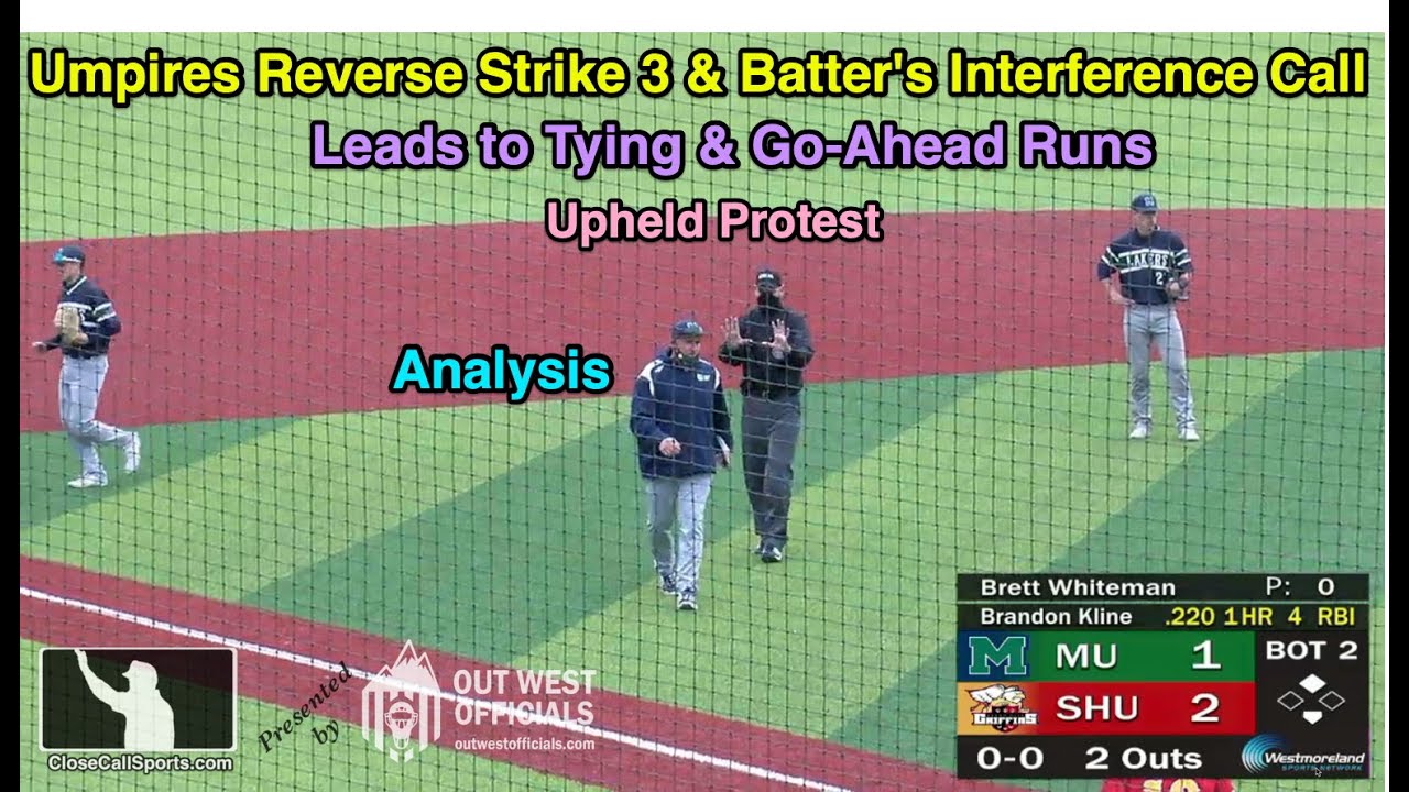 Seconds from Disaster - Mercyhurst University vs Seton Hill NCAA Baseball Game Protest is Upheld
